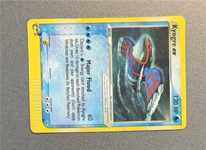 Kyogre ex - 001 (Nintendo Power Magazine), graded 5.0