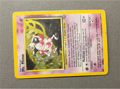 Mr. Mime (6), graded 3.0