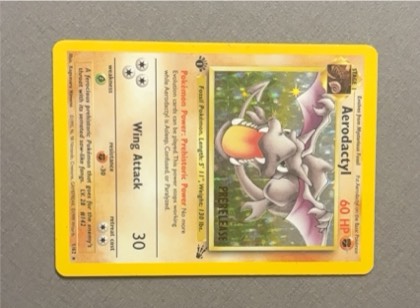 Aerodactyl (Prerelease), graded 5.5