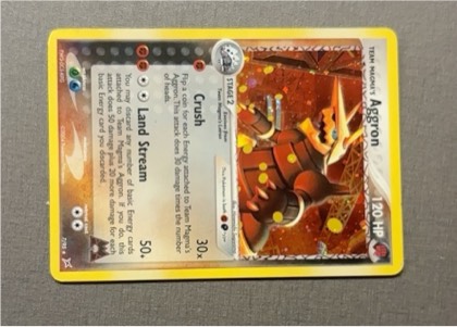 Team Magma's Aggron, graded 5.5