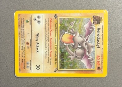 Aerodactyl (Prerelease), graded 4.0