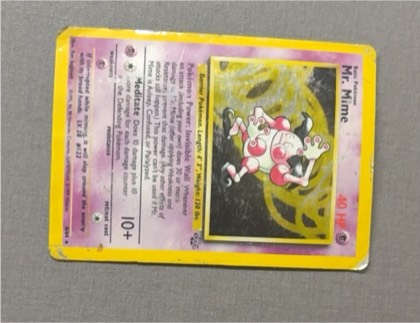 Mr. Mime (6), graded 1.5