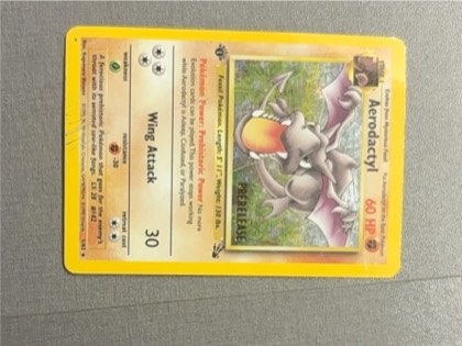 Aerodactyl (Prerelease), graded 3.5