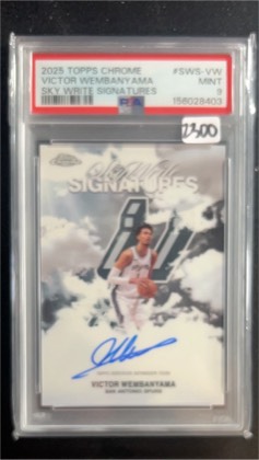 Victor Wembanyama, graded 9.0