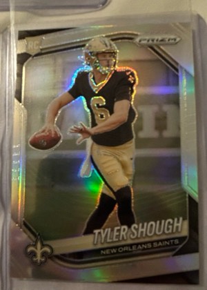2025 Panini Prizm Tyler Shough Rookie RC, graded 9.0