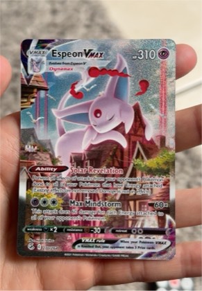 Espeon VMAX (Alternate Art Secret) graded 8.5