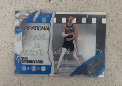 Victor Wembanyama, graded 8.5