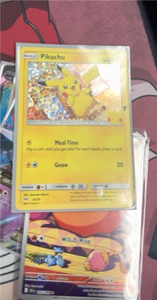 Pikachu, graded 8.5