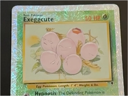 Exeggcute, graded 9.0