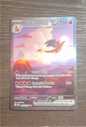 Charizard ex - 199/165 graded 6 & below