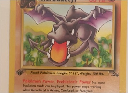 Aerodactyl, graded 9.5