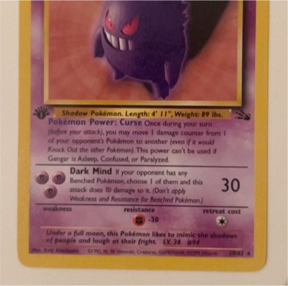 Gengar, graded 9.0