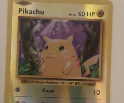 Pikachu, graded 9.0