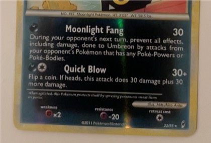 Umbreon, graded 8.5