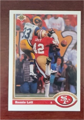 Ronnie Lott graded 9