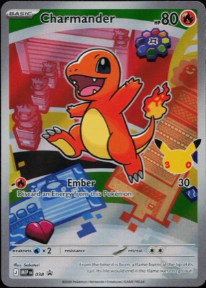 Charmander - 038 graded 9.5