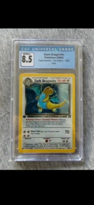 Dark Dragonite (5), graded 9.0