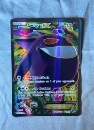 Gengar EX (114 Full Art) graded 8