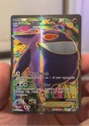 Gengar EX (114 Full Art) graded 9