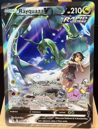 Rayquaza V, graded 9.5