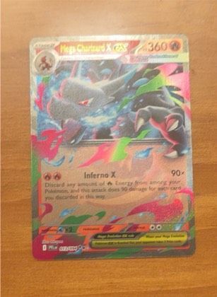 Mega Charizard X ex graded 6 & below
