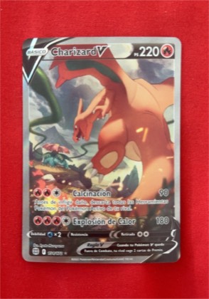 Charizard V, graded 8.5