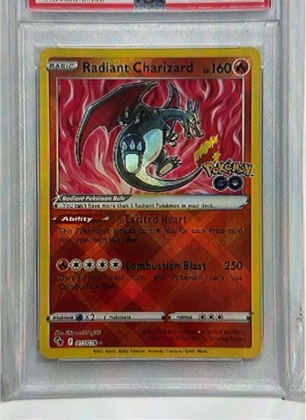Radiant Charizard, graded 10.0