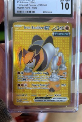 Iron Boulder ex, graded 9.5