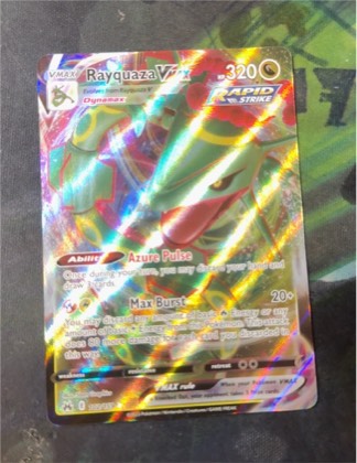 Rayquaza VMAX, graded 8.5