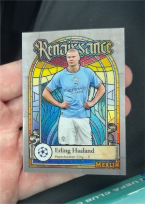 2023 Merlin UEFA Champions League Erling Haaland, graded 6.5