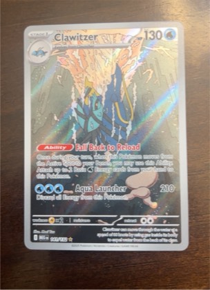 Clawitzer, graded 9.0
