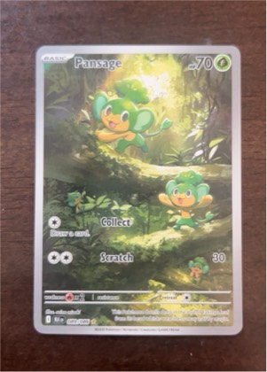 Pansage, graded 7.5
