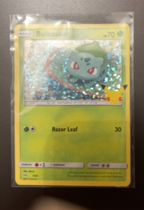 Bulbasaur, graded 9.0
