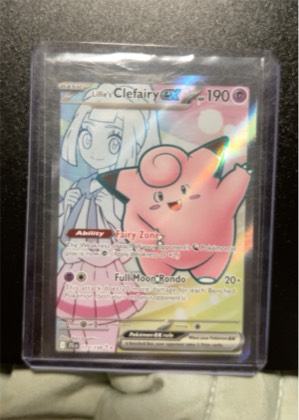 Lillie's Clefairy ex, graded 9.5