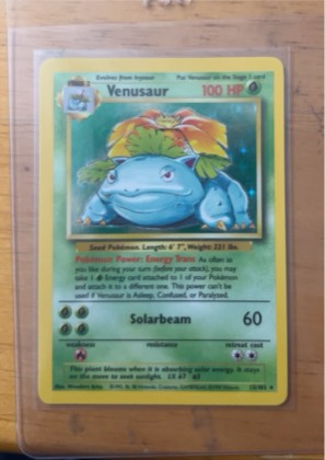 Venusaur, graded 8.0