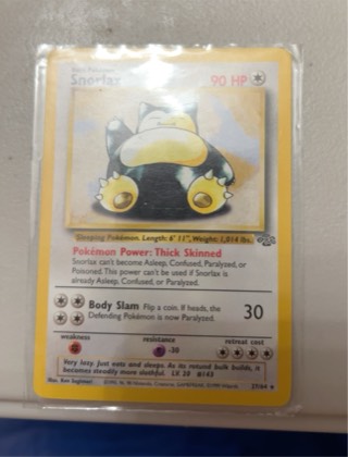 Snorlax, graded 7.5
