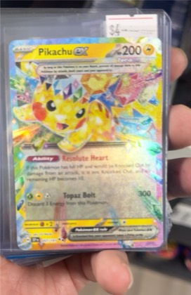 Pikachu ex, graded 9.0