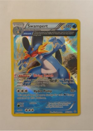Swampert (Alpha), graded 7.5