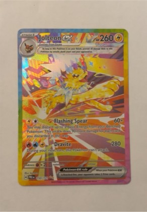 Jolteon ex, graded 8.0