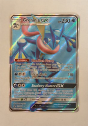 Greninja GX (Full Art), graded 7.5