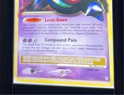 Gengar Lv.X, graded 3.0