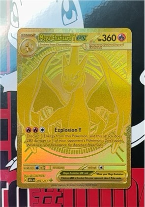 Mega Charizard Y ex, graded 7.5