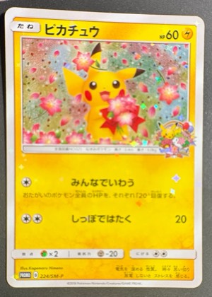 Pikachu - 224/SM-P, graded 9.0