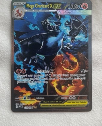 Mega Charizard X ex, graded 7.5