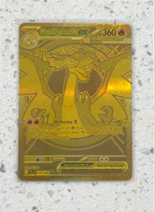 Mega Charizard X ex, graded 9.0