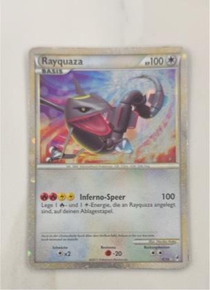 Rayquaza (Shiny), graded 7.5