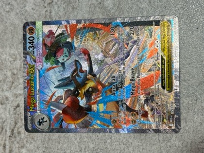 Mega Lucario ex, graded 9.5