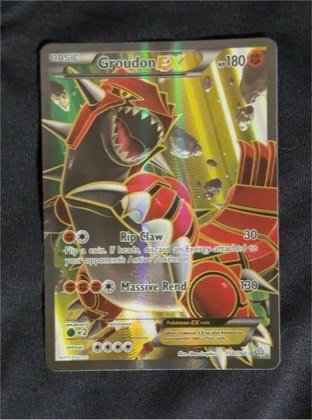 Groudon EX, graded 8.0