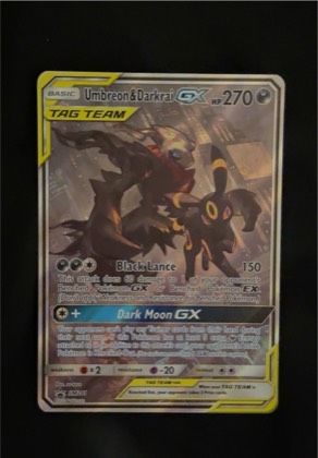 Umbreon & Darkrai-GX, graded 9.0