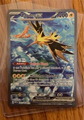 Zapdos ex, graded 2.5